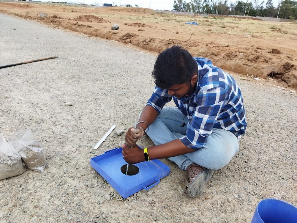Soil/Sand Offline Sand Replacement Method Testing Service