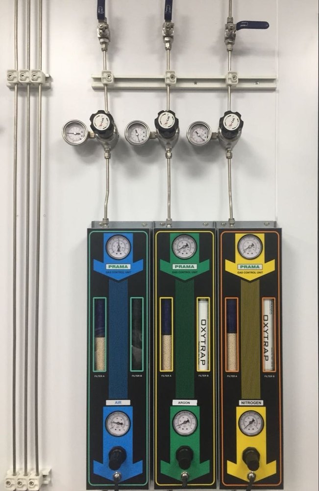 Mild Steel Manual Gas Purification Control System