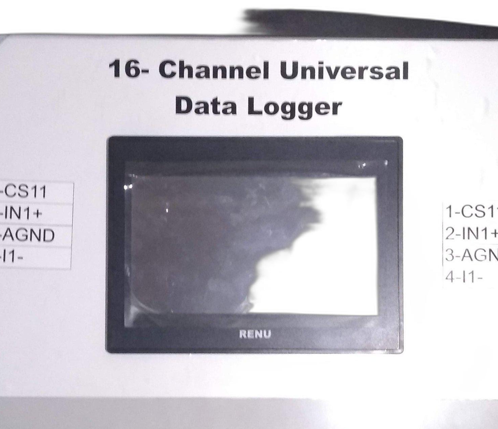 7 Inch Touch Screen Universal Multichannel Data Logger, Model Name/Number: TFES_16C_DA, Wire Interface