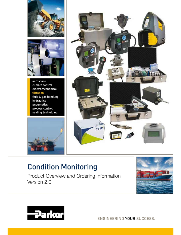 PARKER Oil Condition Monitoring Equipment, Model Name/Number: Various Models