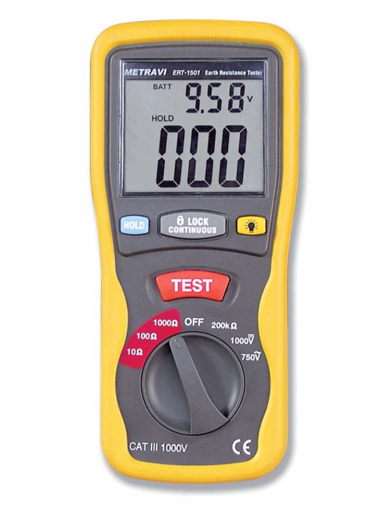 Metravi Digital Earth Resistance Tester, Model Name/Number: ERT 1502