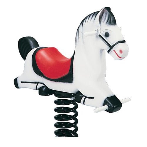 FRP Galloping Horse, For Amusement Park, Capacity: 1