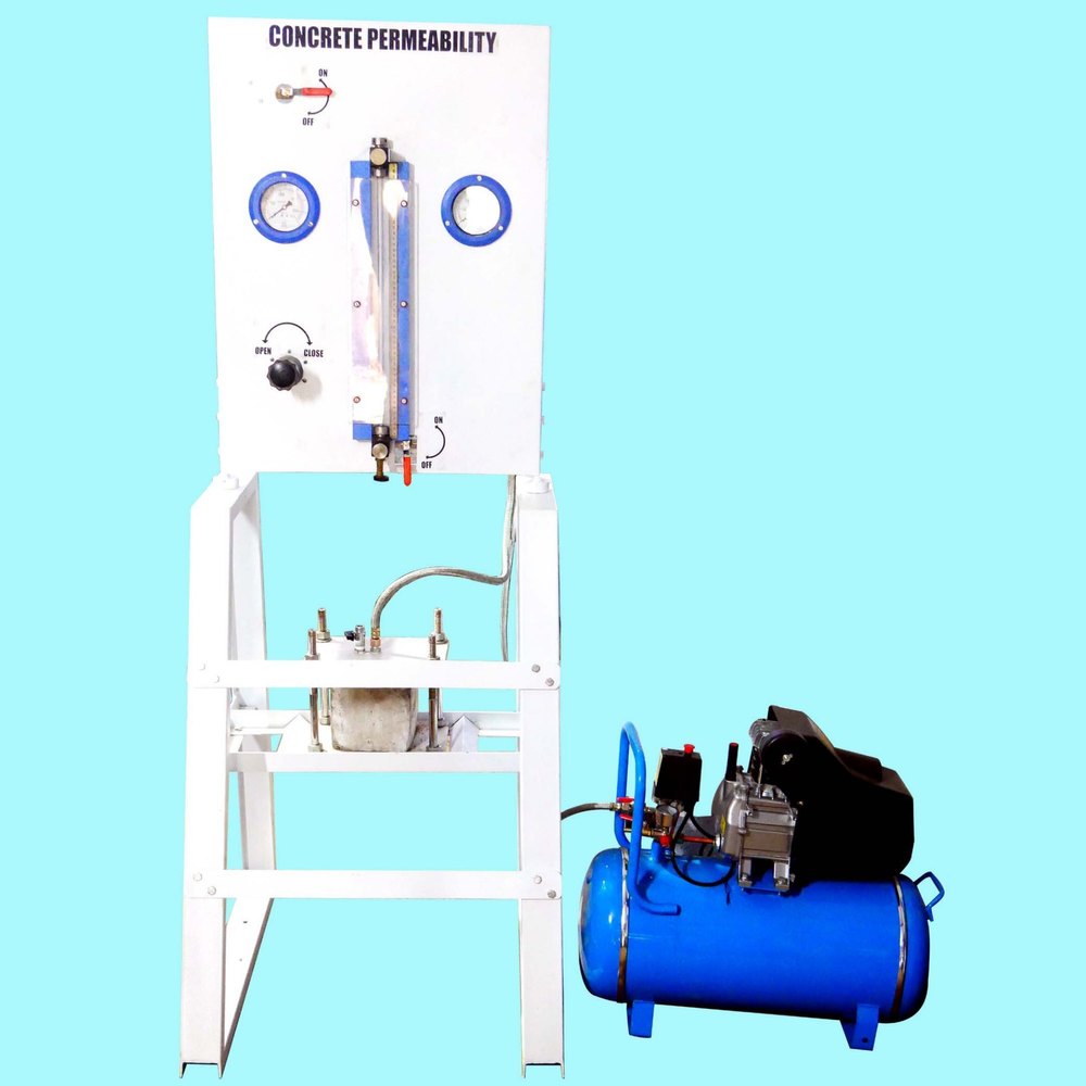Color Coated Mild Steel Concrete Permeability Test Apparatus, 440V