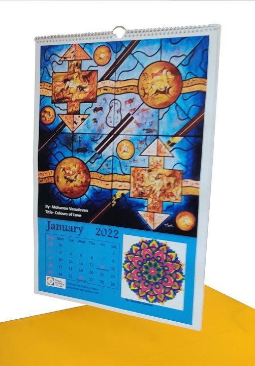 4-10 Days Custom Calendars Printing Service, in Pan India, Dimension / Size: 12x18