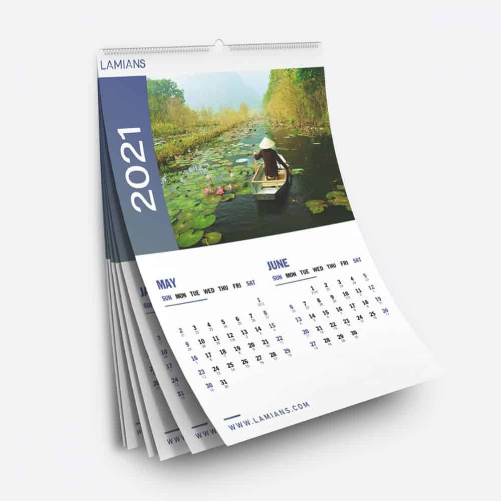 220 Gsm Paper 3 Days Calendar Printing Services, in North India