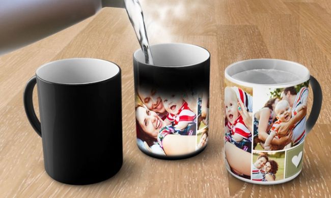 White Photo Printed Magic Mug