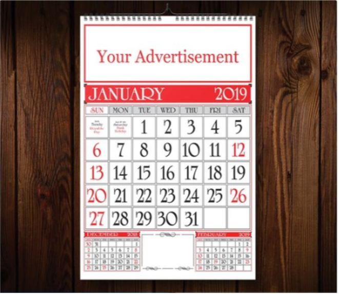 07-15 Days Paper Calendar Printing, in Pan India