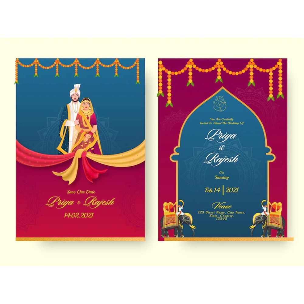 Customized Wedding Card Printing