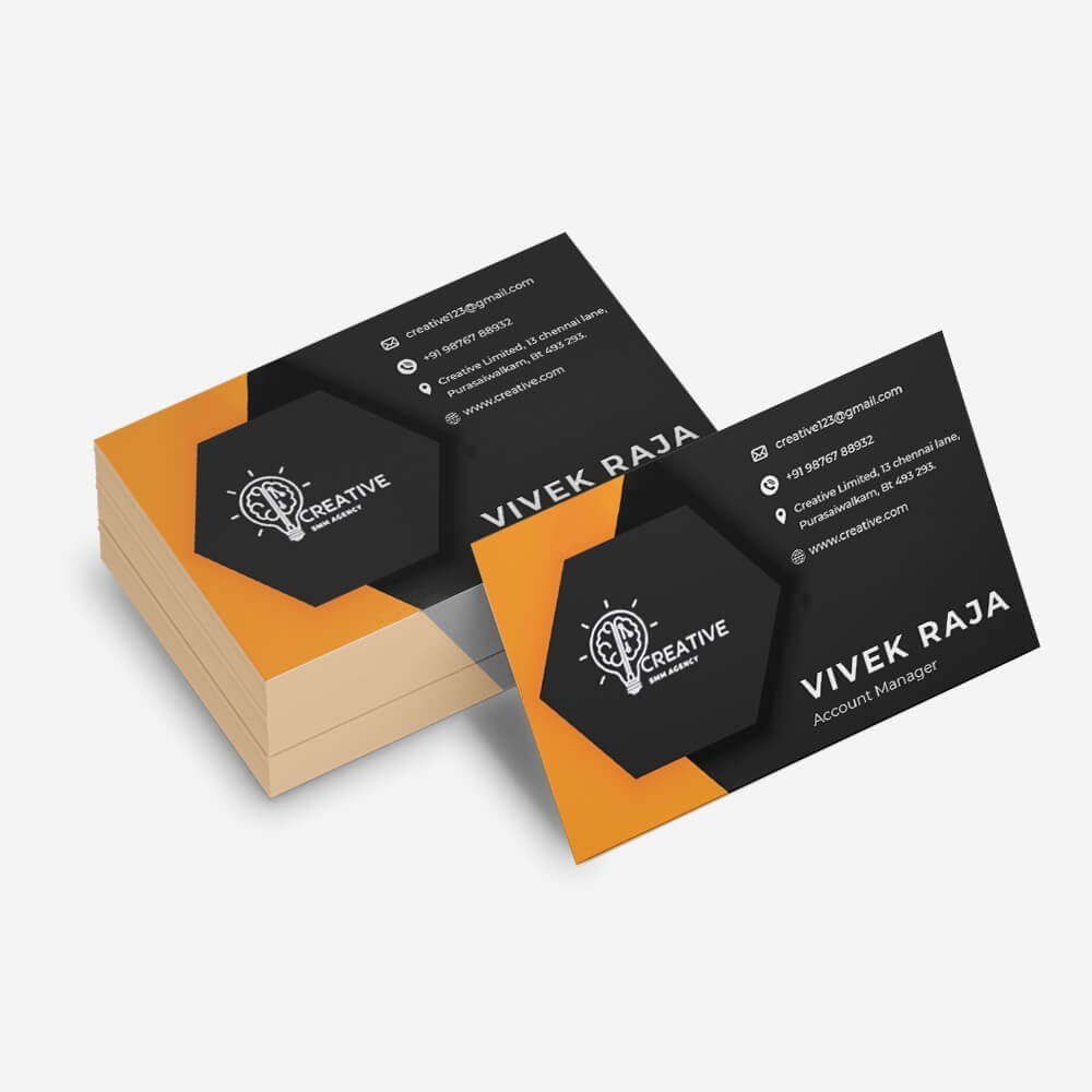 Paper Corporate Visiting Cards Printing Service, in Pan India