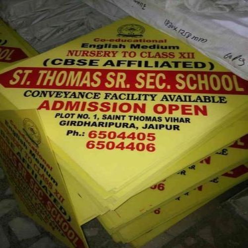 PVC Sunpack Sheet Printing Services, For Advertising