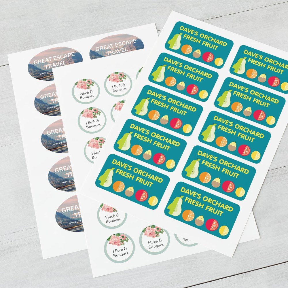 Paper Sticker Printing, For Label, 4 Col