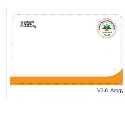 Pre-printed Cards White Ayushman Assam Card, In Pan India
