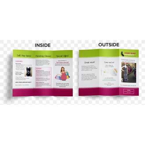 Paper Tri Fold Brochure Printing Service
