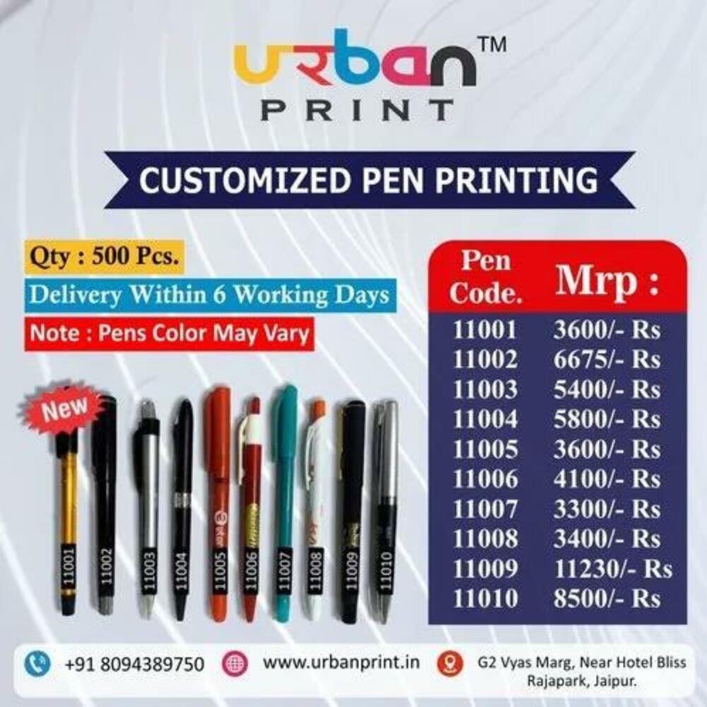 Customised Pen Printing Service