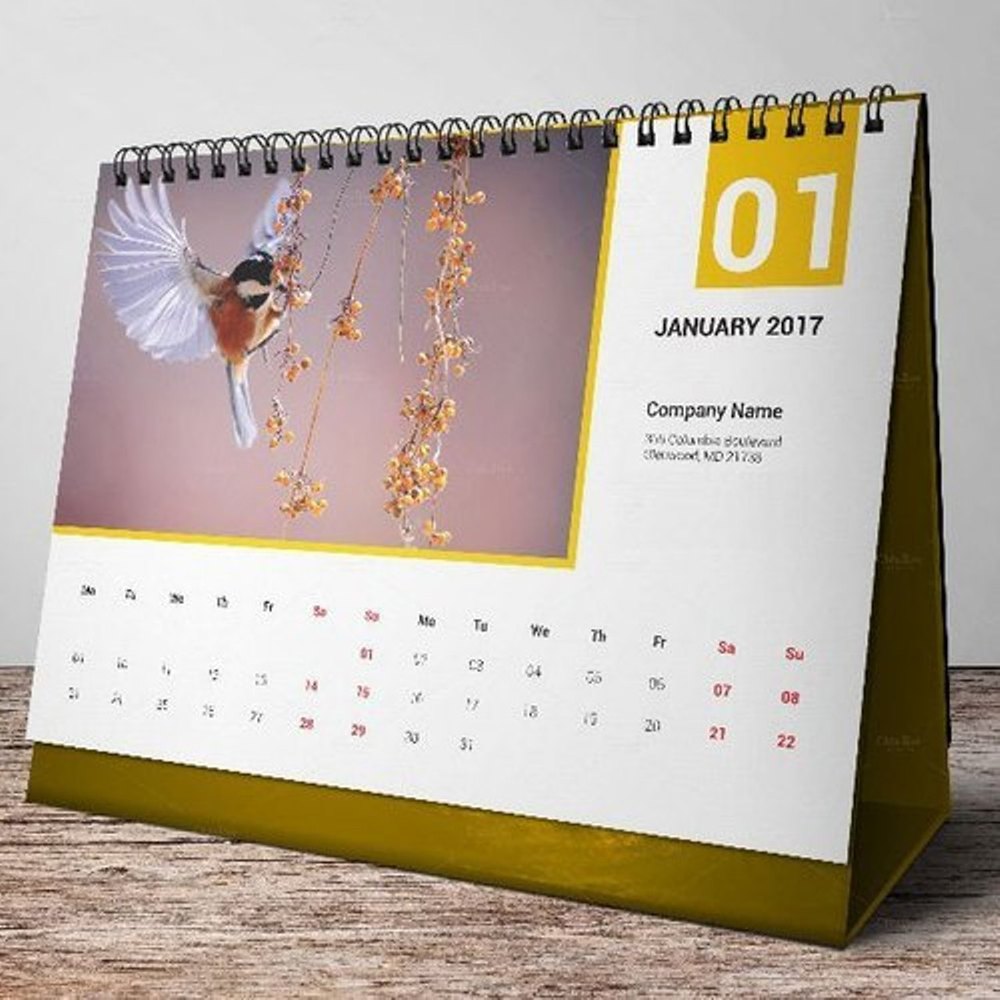 15 Days Paper Table Calendar Printing Services, in PAN India, Dimension / Size: 5 X 8inch
