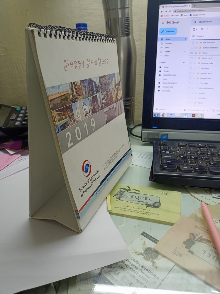 After Approval 15 Days Art Paper Calendar Printing Service, in Pan India