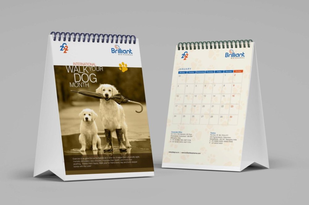 5days Paper & Art Paper Calendar Printing Service, in Pan India
