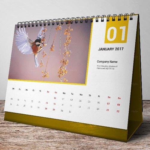 Multicolor 5 Days Table Calendar Printing Services, in Pan India, Dimension / Size: 6x8 7x9 5x6 9x11