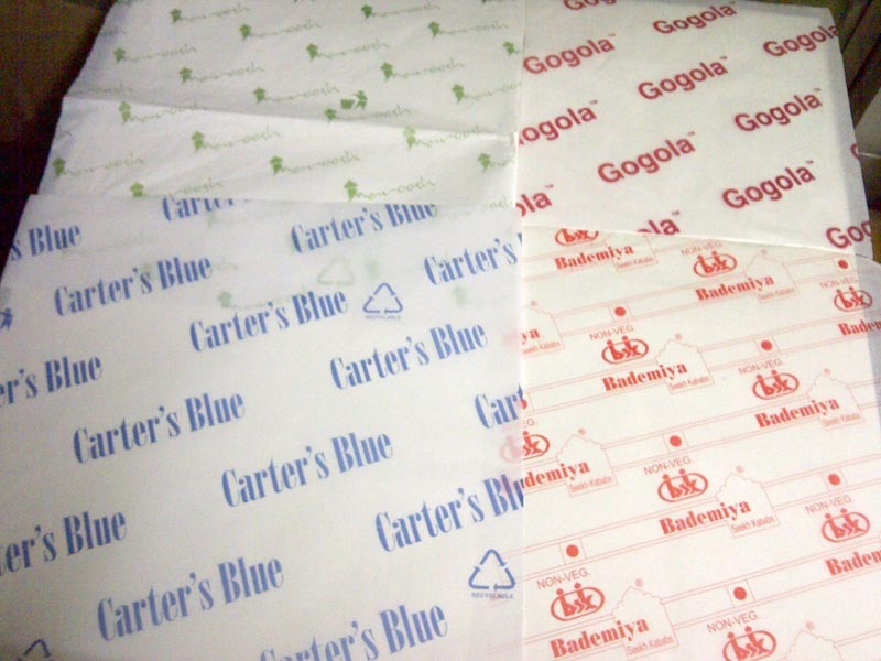 Offset, Food Grade Butter Paper Printing Service, Print Size: 20x30 Inch