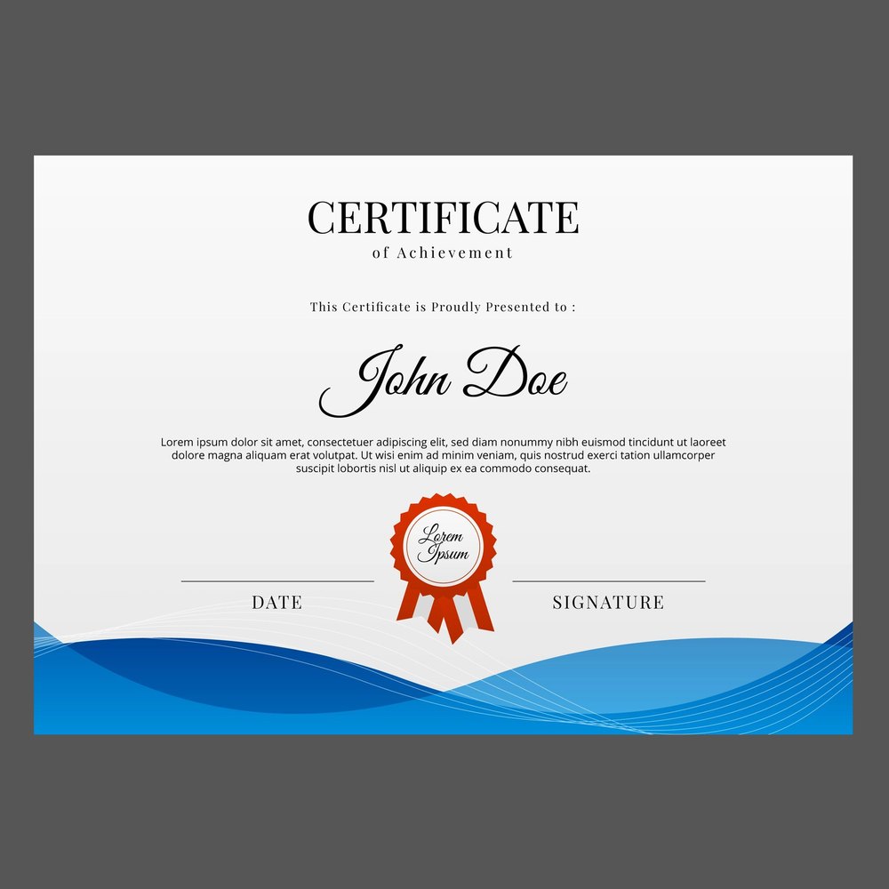 Digital Printing 1 Day Certificate, in Chennai, Dimension / Size: A4
