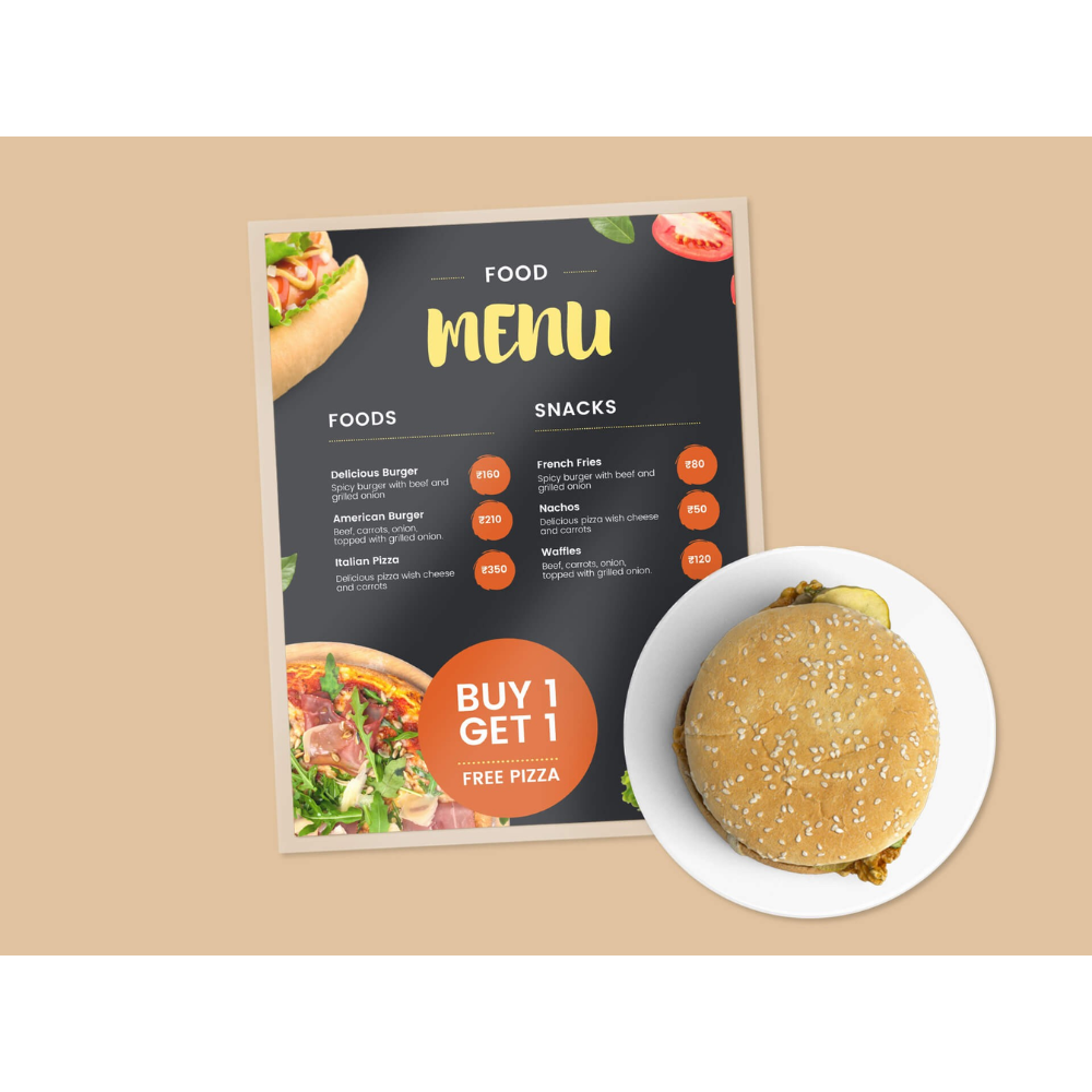 Paper Menu Card Printing Services, in Mumbai