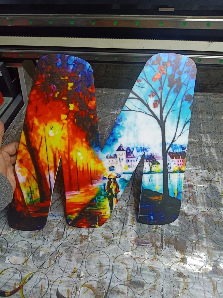 Acrylic Letters Printing Service, Service Location: Pan India