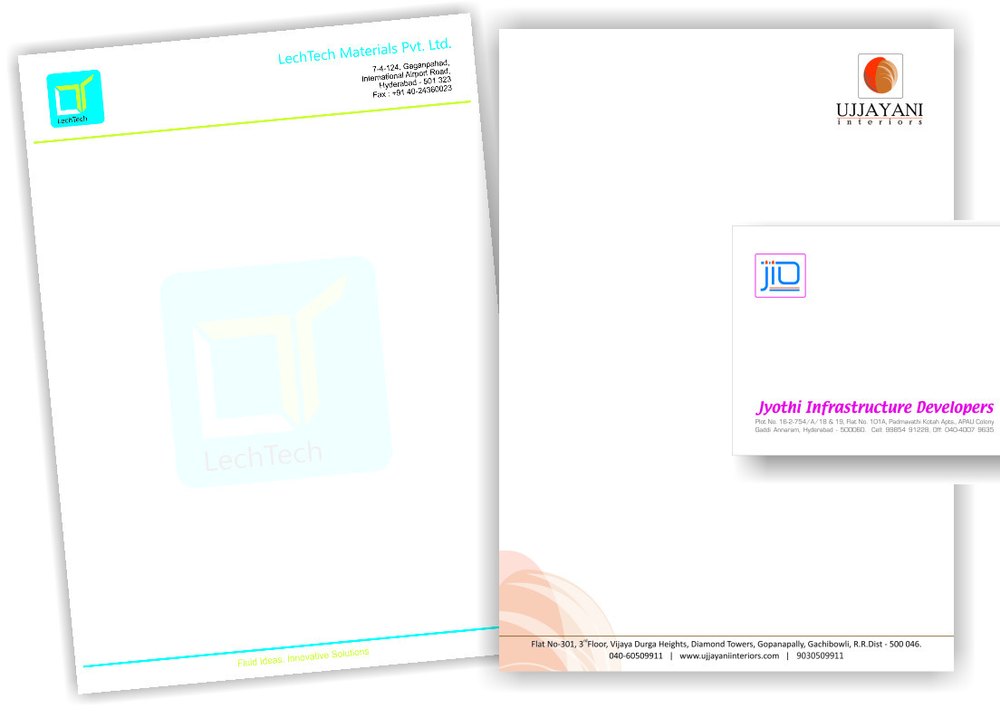 Paper Letterhead Printing - Offset, Standardised