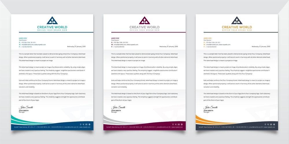 Custom Letterhead Printing