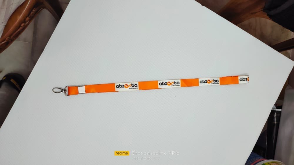 Satin Or Cotton Multi Color Lanyard Printing Services, Size: .75x37 Inches