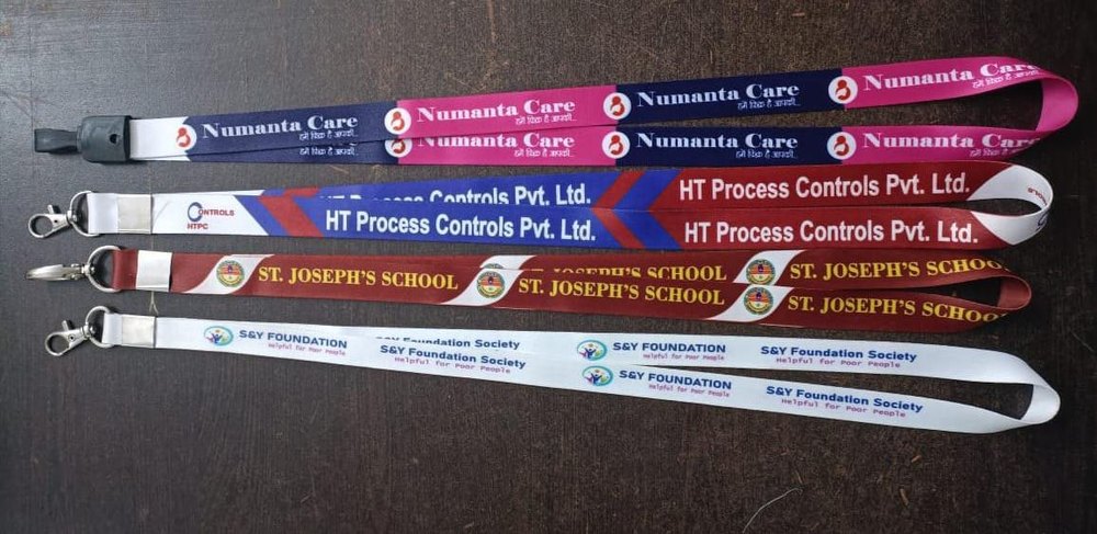 Satin Printed ID Card Lanyard Printing Service, Service Location: Pan India
