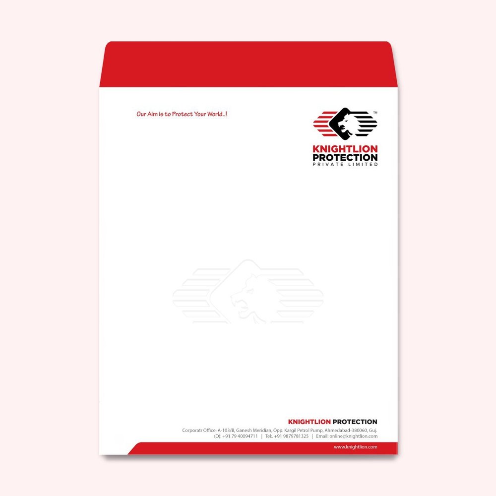 Multicolored Diagnostics Envelope Printing Service