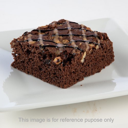 Eggless Caramel Walnut Brownie