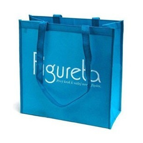 Handled Blue Carry Bag Printing Service, Location: Globe