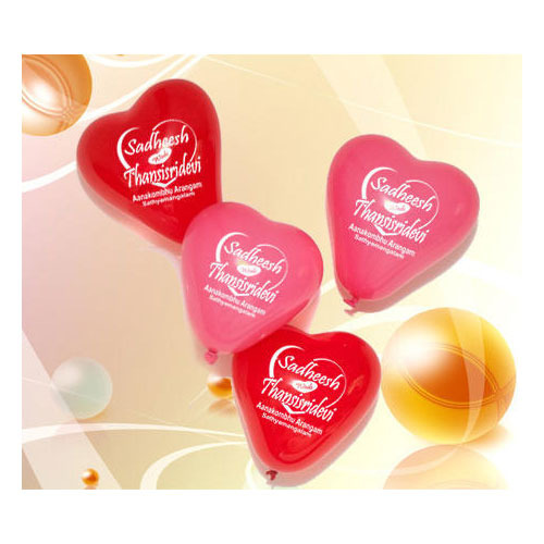 Balloon Printing Service, Size: 9 Inch & 12 Inch