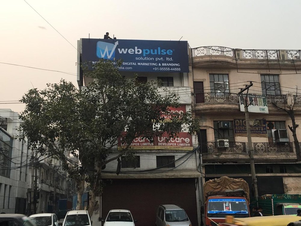 PVC Blue Advertising Printing Service