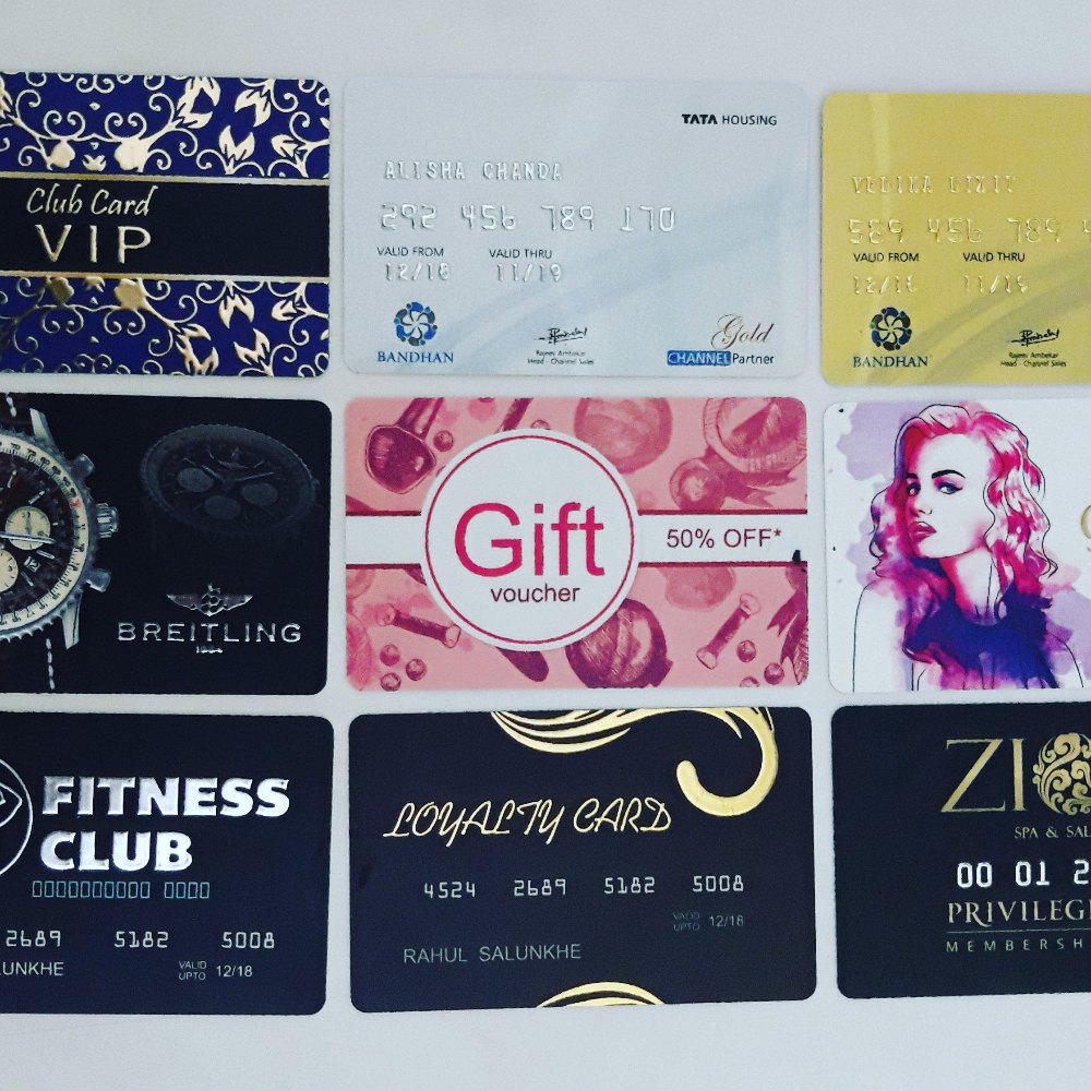 Multicolor Membership Cards Printing Service
