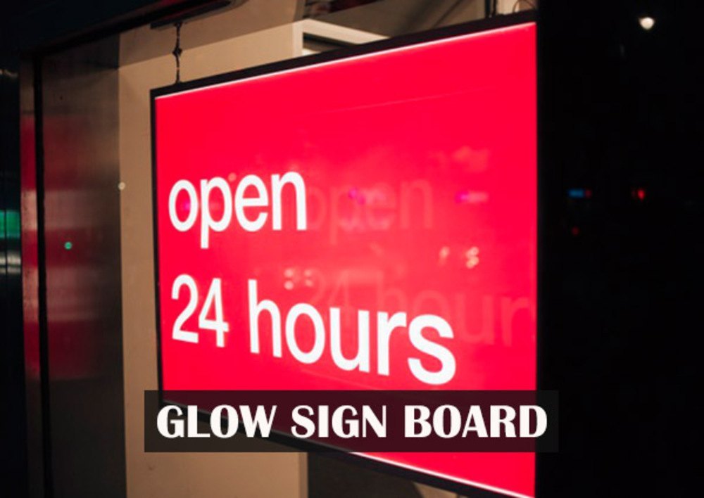 Glow Signboard Printing Services, in North India