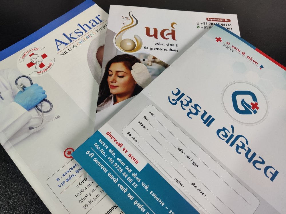 Paper File printing service, For Hospital Use, Multicolor