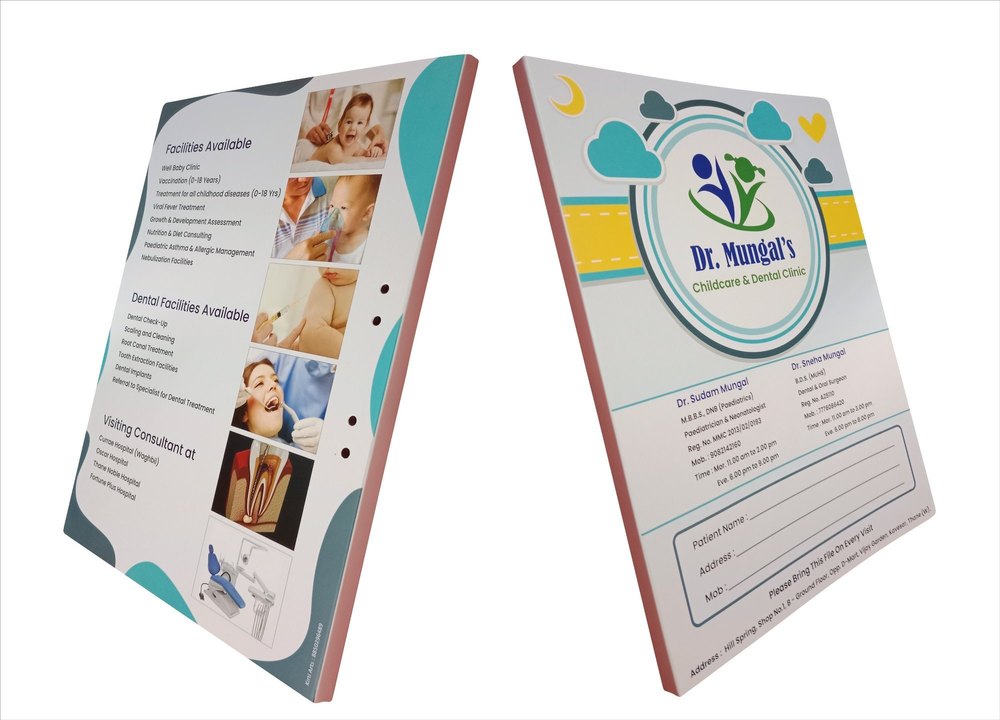 Plastic File Printing Service, Custom Print