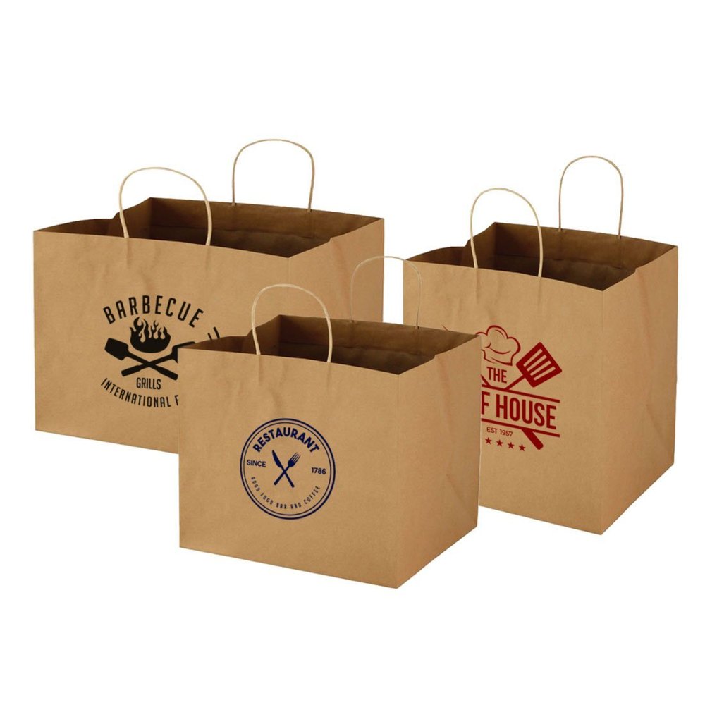 Brown Paper Bag Printing Service, in Pan India