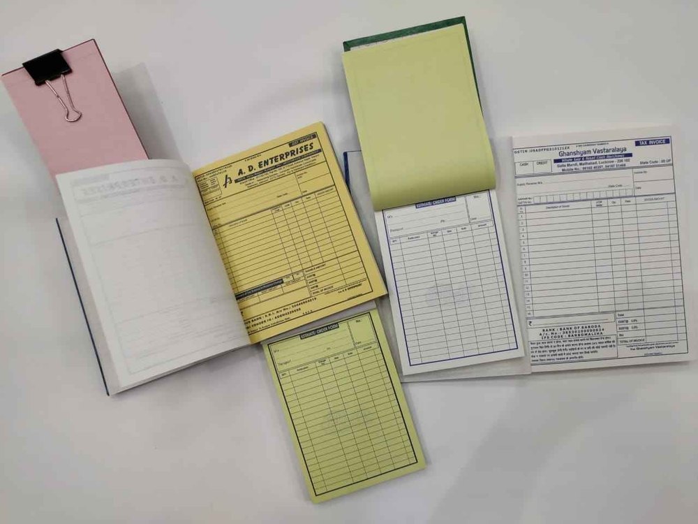 Binding Paper Challan Bill Books Printing Service, in Mumbai, Cosimized