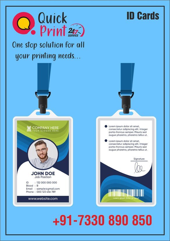 Identification Card Printing Service