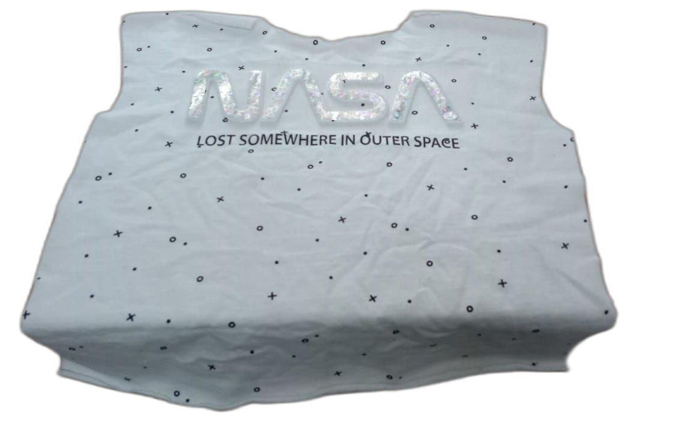 Embossed Printing T-Shirt, For Garments