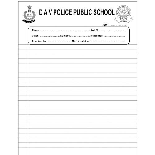 Paper School Answer Sheets Printing Services, in Maharashtra