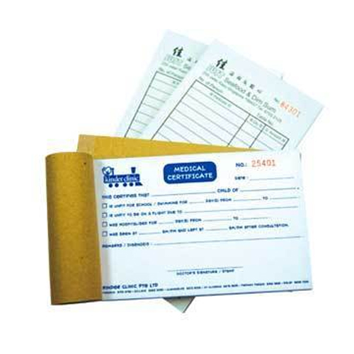 Receipt Book Printing Services
