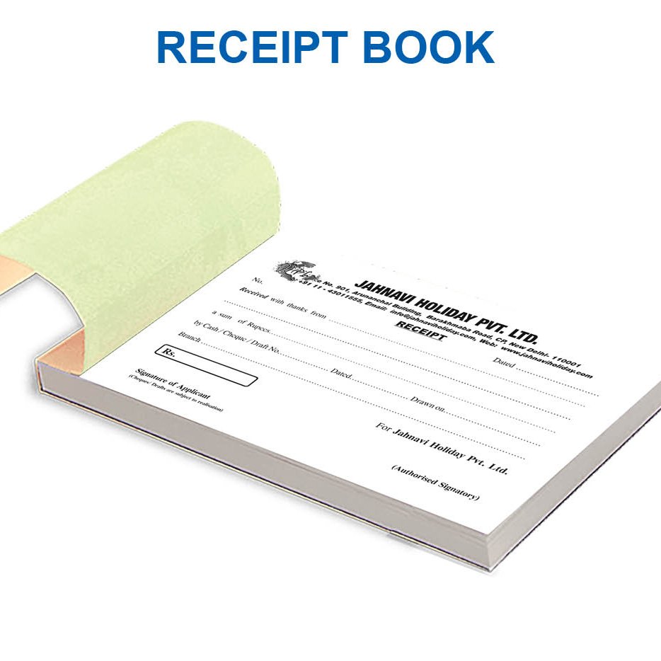 1+1 Paper Receipt Book, in Chennai, Single Colour Printing