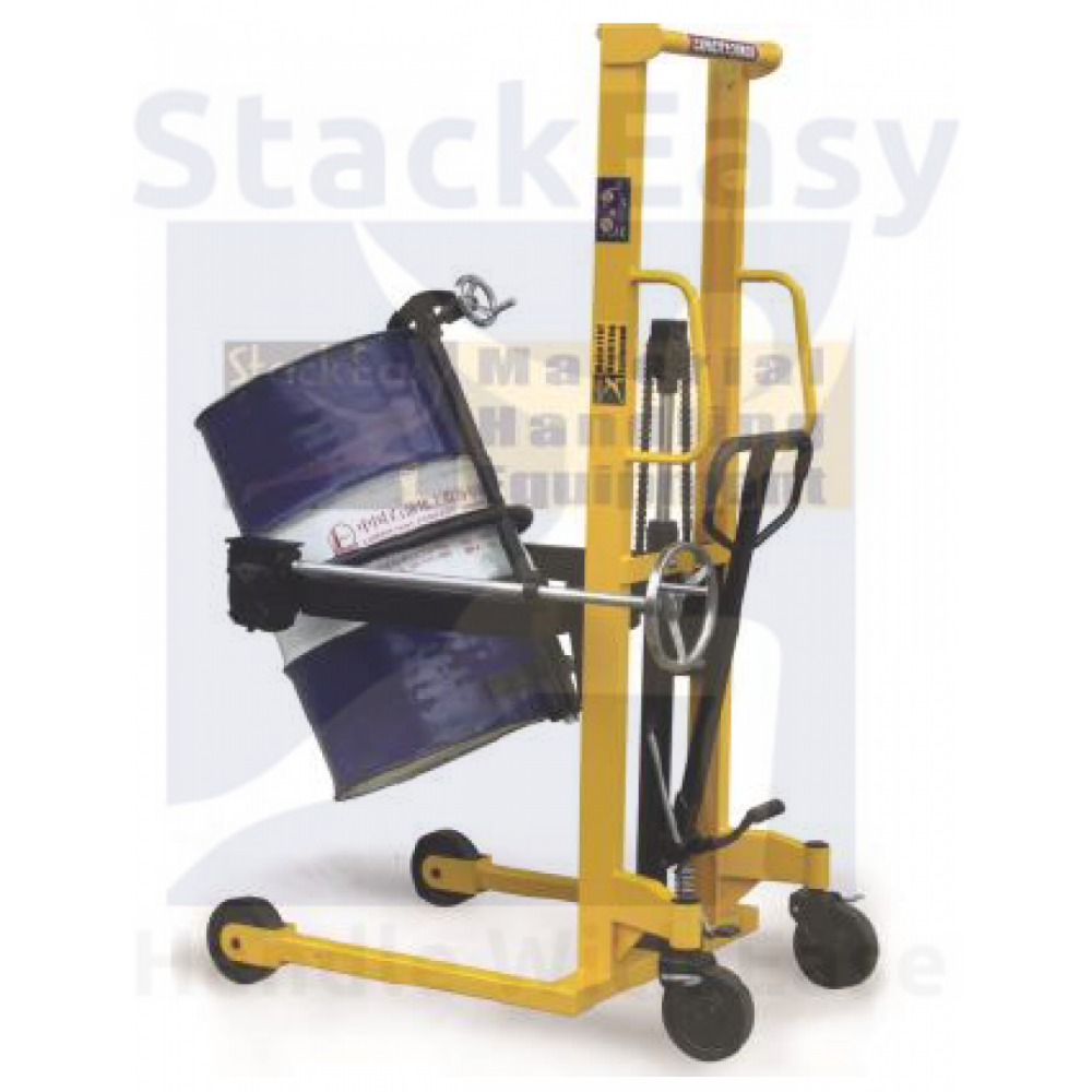 StackEasy Mild Steel Hand Drum Rotating Truck, No Of Wheels: 4, Model Name/Number: SE/RDH/35