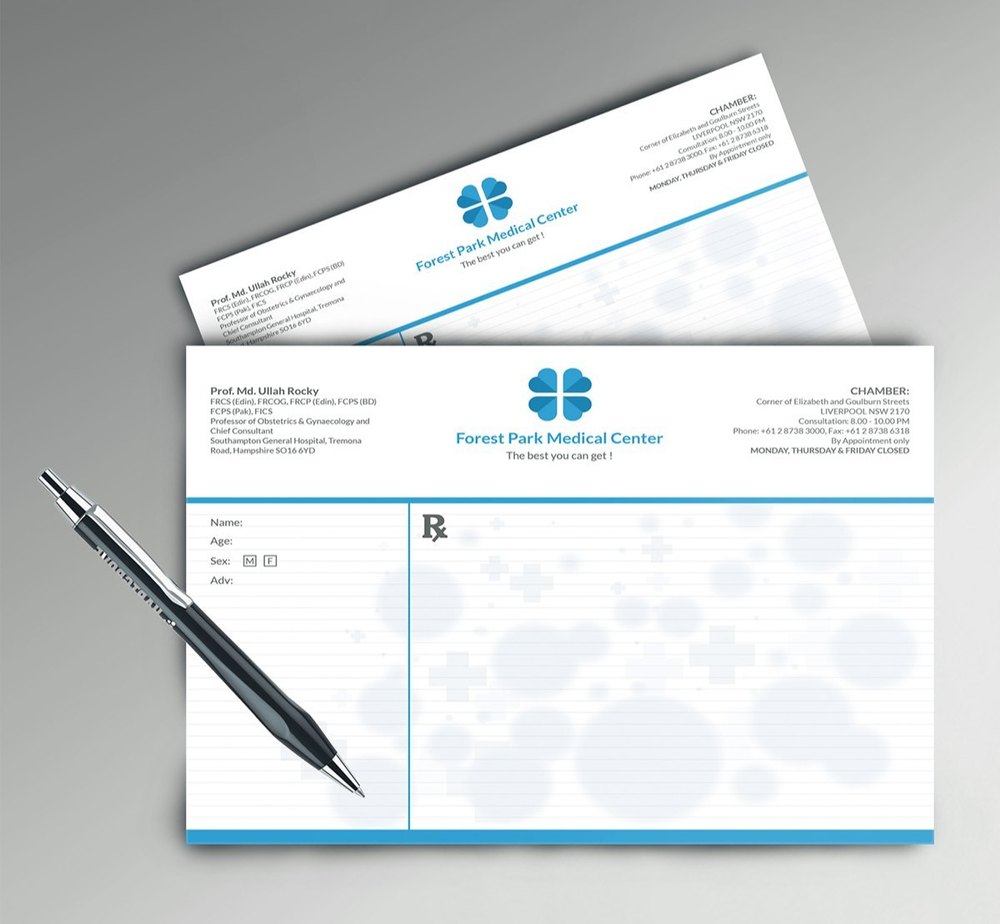 Prescription Pad Printing