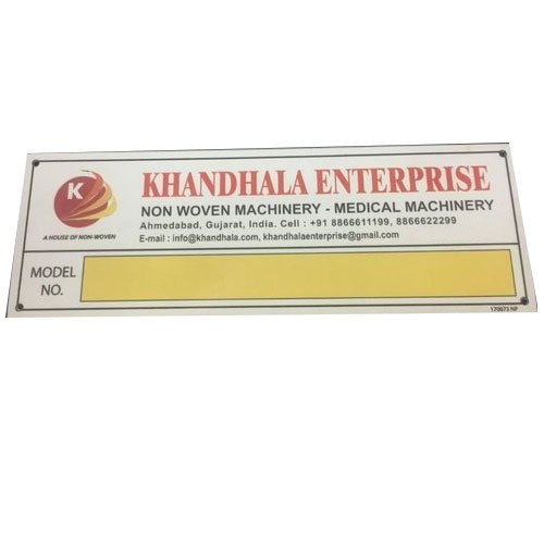 Rectangular Multicolor UV Printing Name Plate, Wall Mounted, 1 - 2 Mm