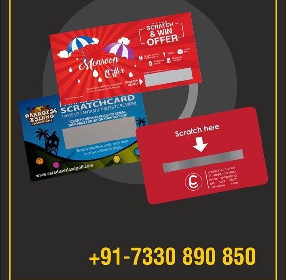 Paper Scratch Card Printing Service, in Pan India